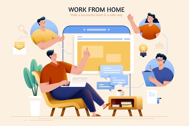 Work from home to prevent COVID-19