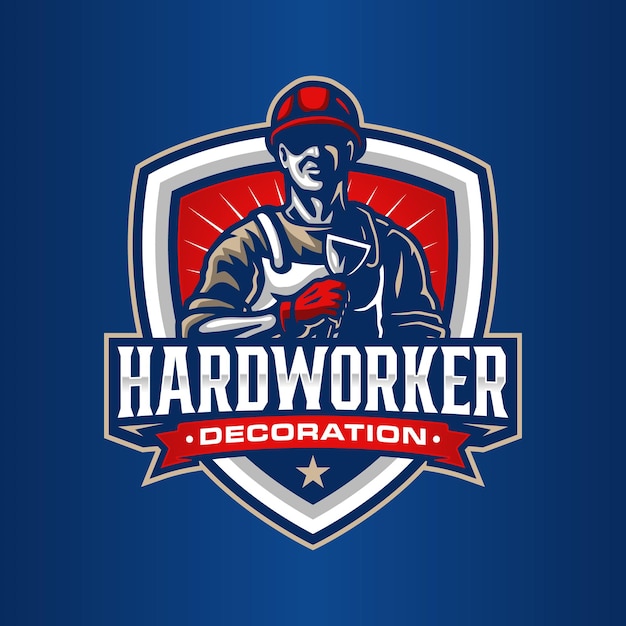 worker logo template