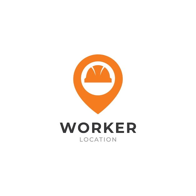 worker logo vector template