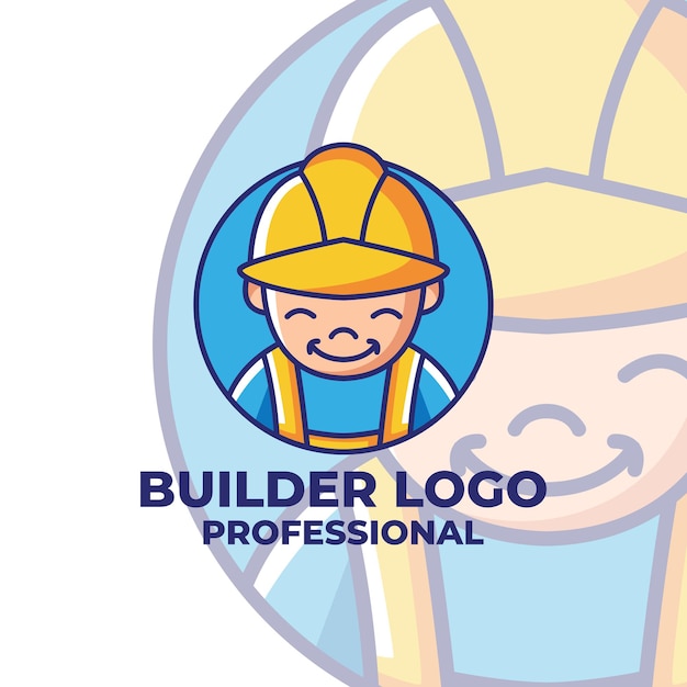 Worker Mascot Cartoon Logo Templates