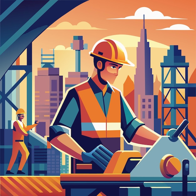 Workforce Resilience Labor Day Vector Art