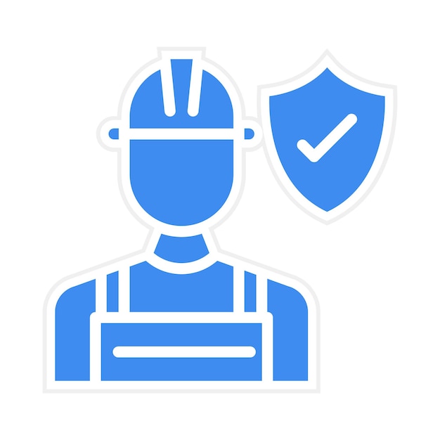 Vector workplace safety icon vector image can be used for business risks