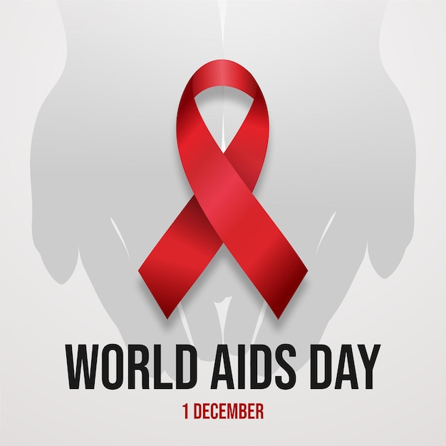 World AIDS Day square size for social media post