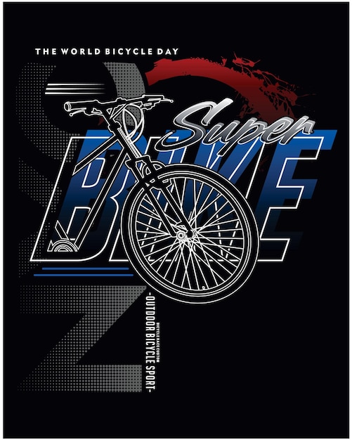 world bicycle day graphic illustration vector bicycle graphic t shirts design