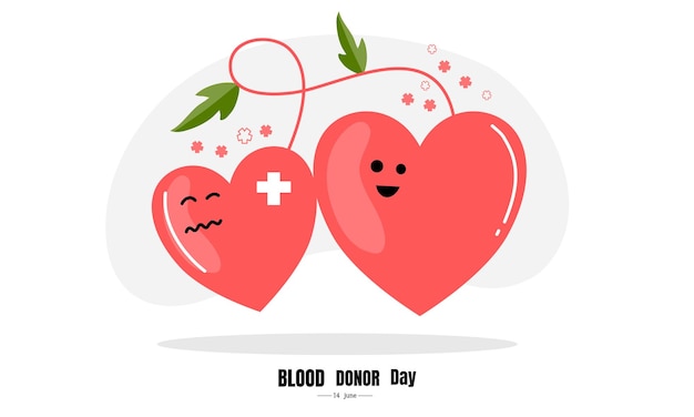 World blood donor day illustration vector design