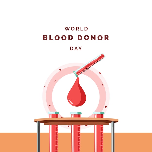 World Blood Donor Day Illustration