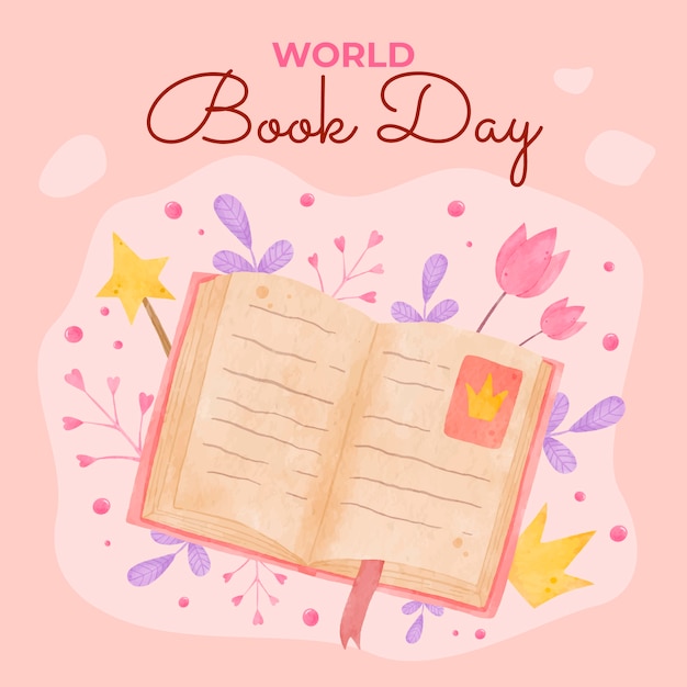 World book day illustration