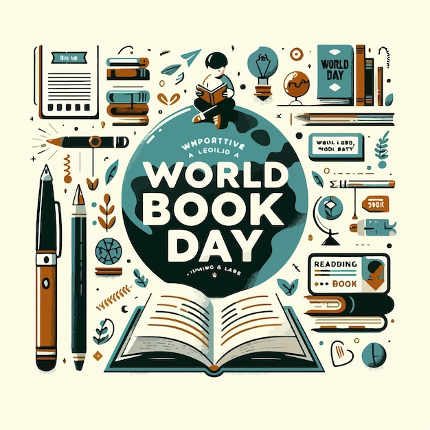 World Book Day vector image