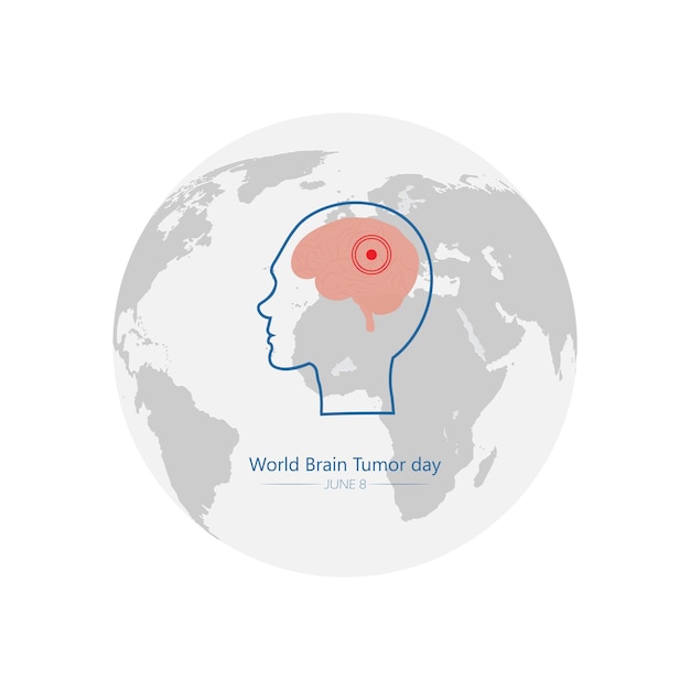 World Brain Tumor day ,Vector Illustration.