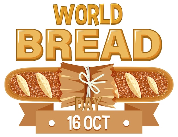 World Bread Day 16 October Logo Design