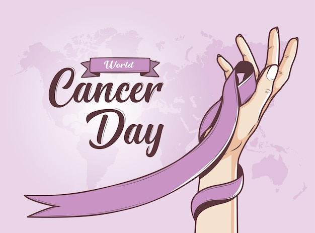 World Cancer Day Illustration Concept