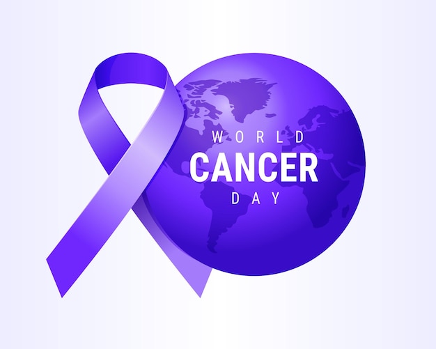 World Cancer Day Vector Illustration