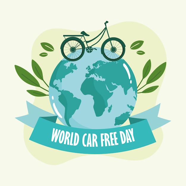 World car free day card