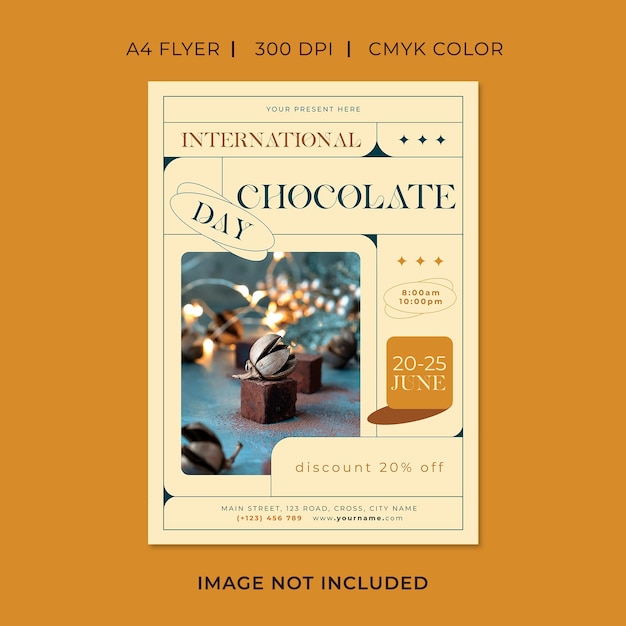 World Chocolate Day Flyer