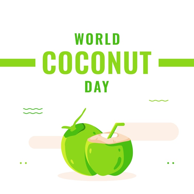 World Coconut Day Design Celebrate