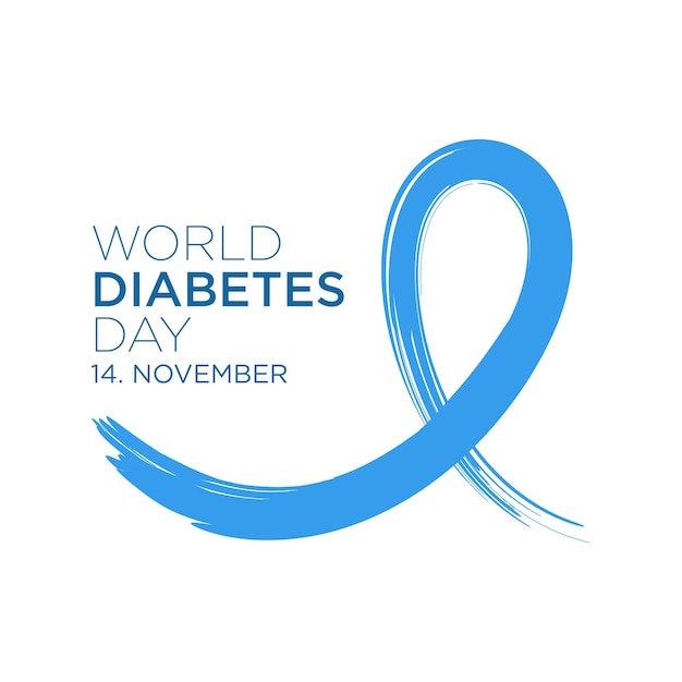 World Diabetes Day Awareness Vector illustration, t shirt poster banner design