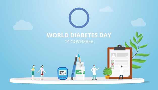 World diabetes day concept