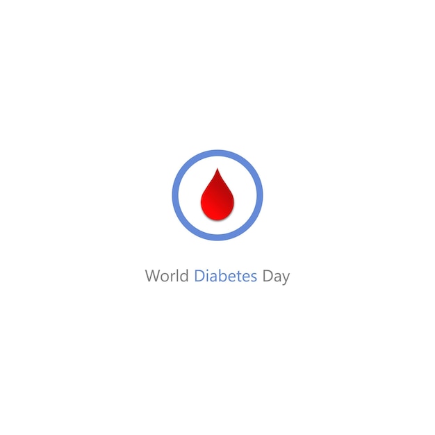 World Diabetes Day , Vector Illustration.