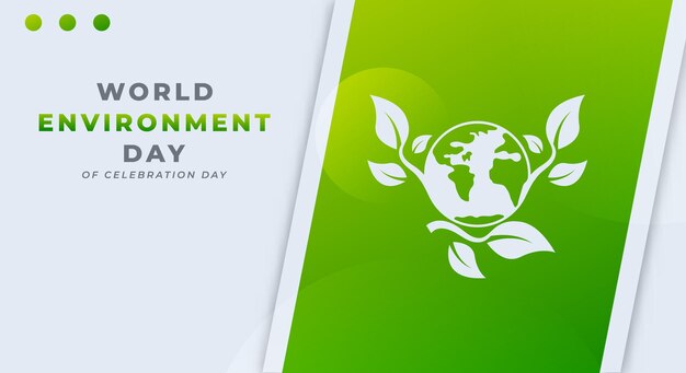 World Environment Day Celebration Vector Design Illustration for Background Poster Banner Ads