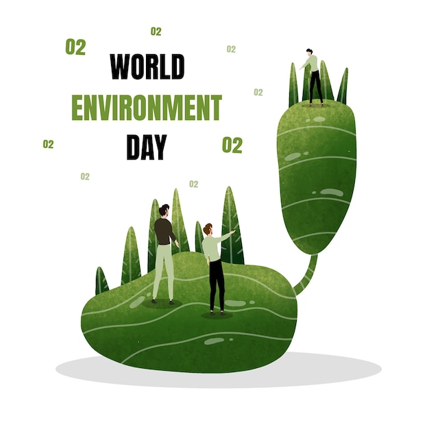 World environment day illustration Vector