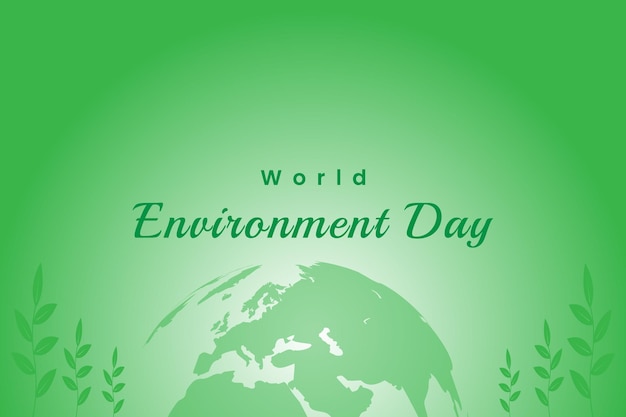 Vector world environment day social media banner background design template