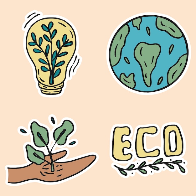 world environment day stickers