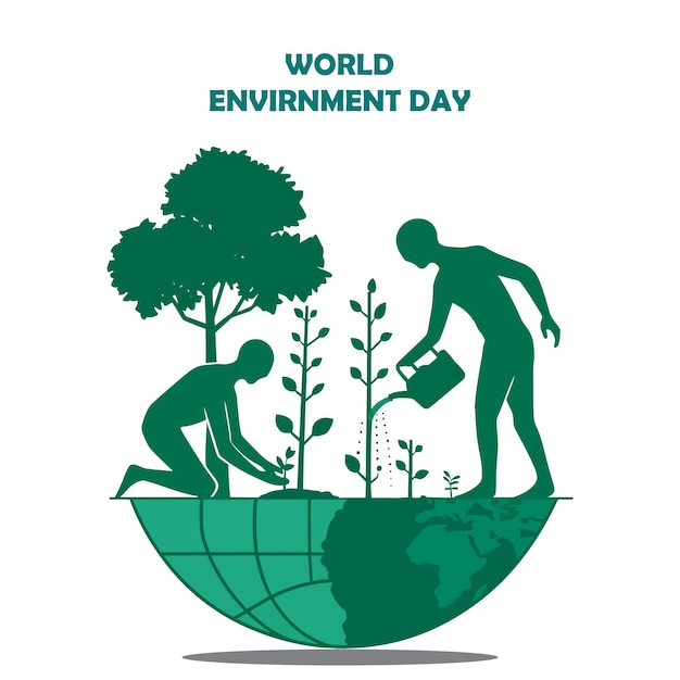 World Environment Day vector concept