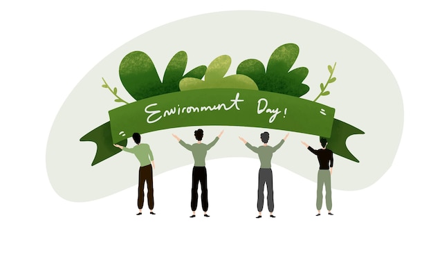 world environment day vector design