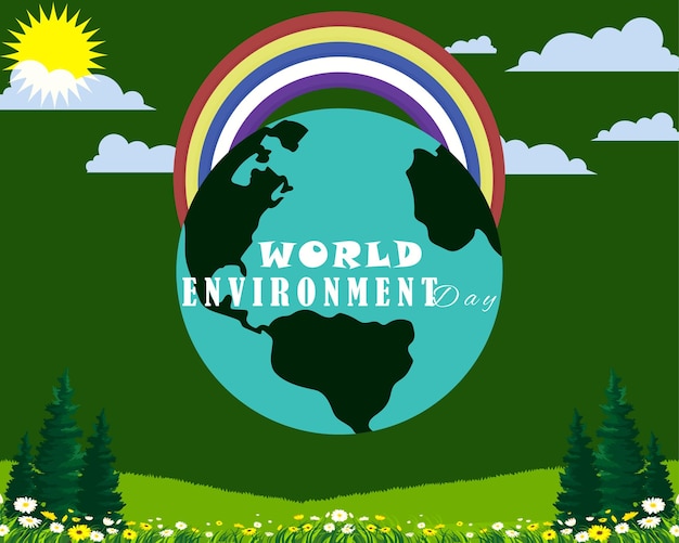 World environment day vector illustration design for social media poster and banner