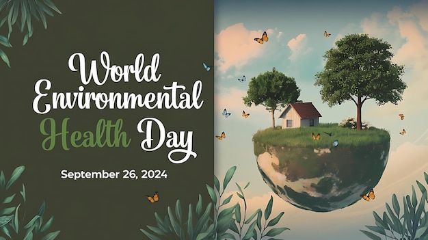 Vector world environmental health day vector image illustration