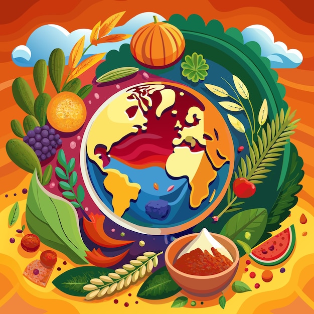 World food day background