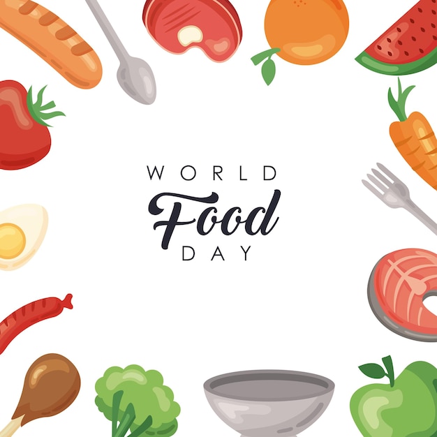 World food day frame