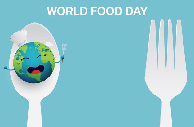 Vector world food day illustration vector., colorful food background.