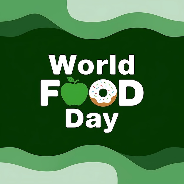 Vector world food day poster vector image illustration