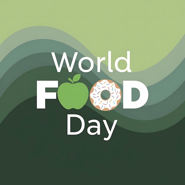 Vector world food day poster vector image illustration