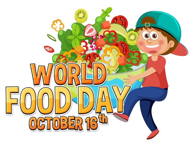 World food day text design