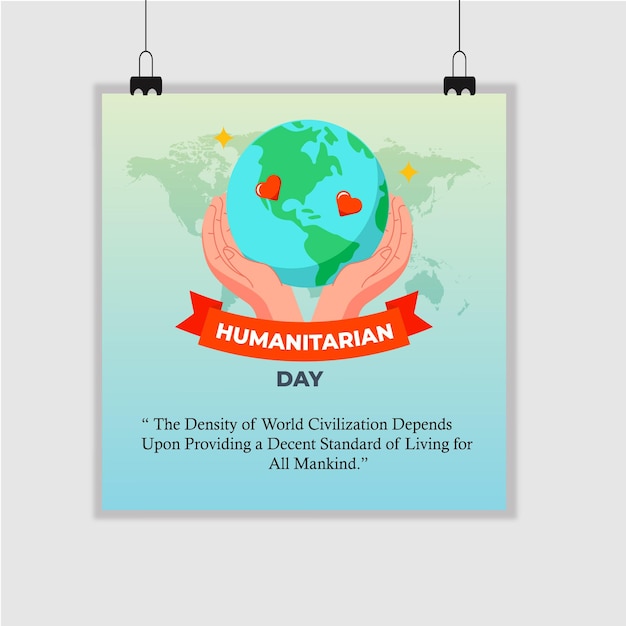 World happy Humanitarian Day