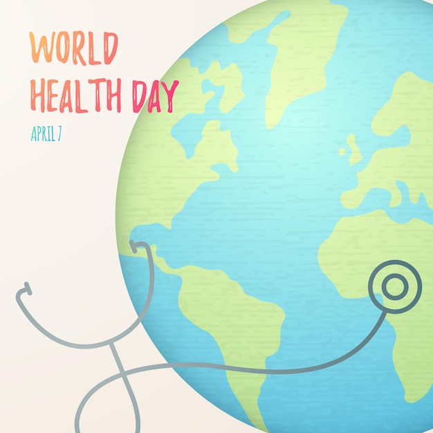 World Health Day concept illustration