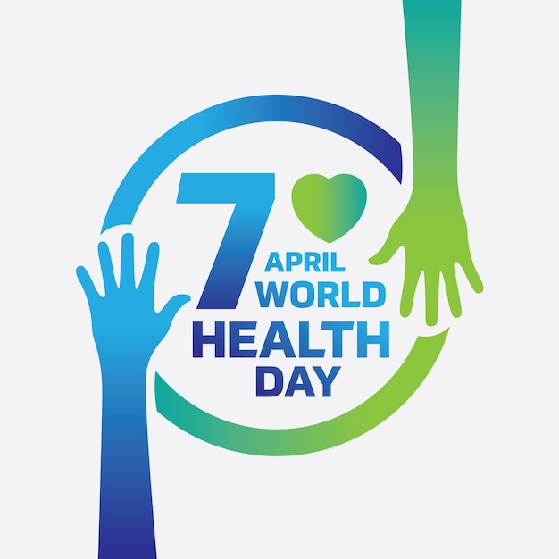 World Health Day logo event concept