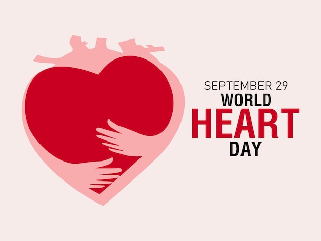 World Heart Day design vector