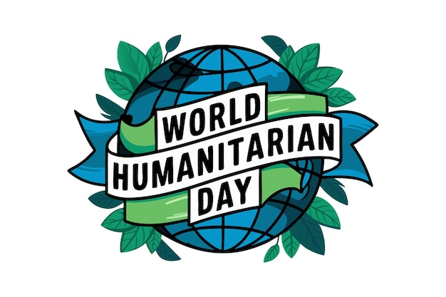 World Humanitarian Day vector Illustration