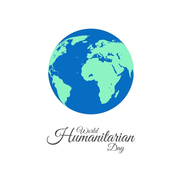 World Humanitarian Day ,Vector Illustration.