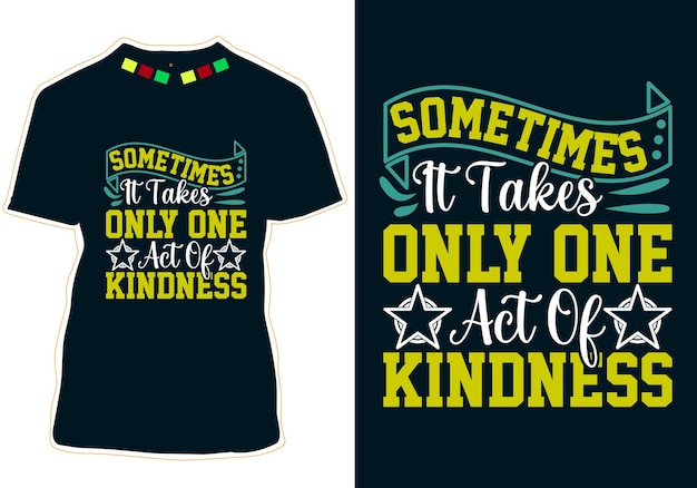 World kindness Day T-shirt design