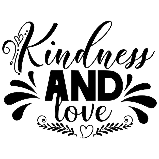 Vector world kindness day t shirtbe kindnesswavytypographyretro t shirt design