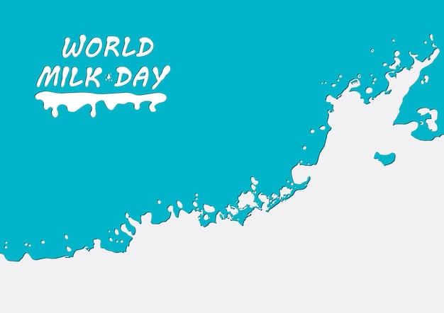 World Milk Day background