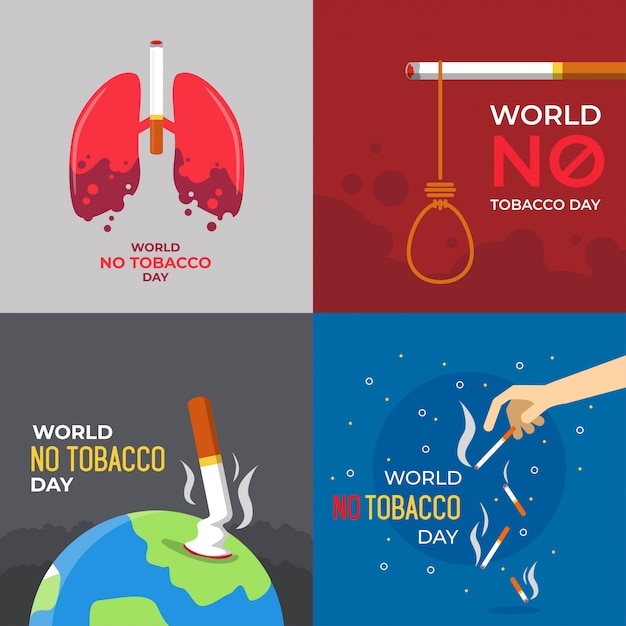 World No Tobacco Day Illustration