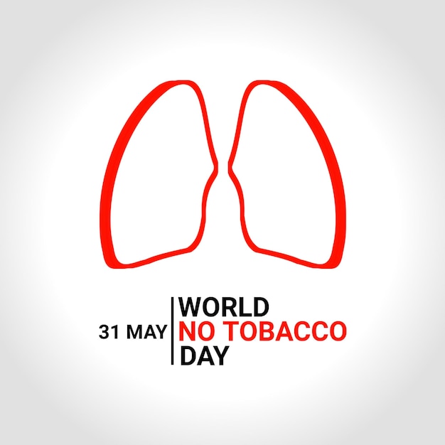 World No Tobacco Day Illustration