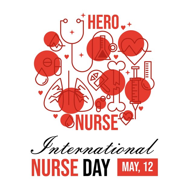 Vector world nurse day