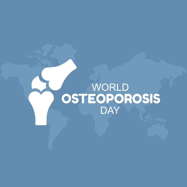 world OSTEOPOROSIS day vector illustration design