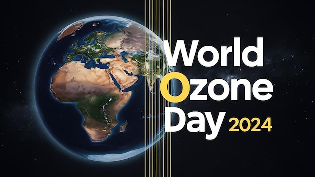 World Ozone Day Poster Design Vector Image Illustration